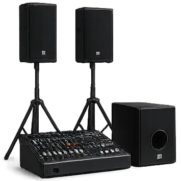 Professional sound system rental